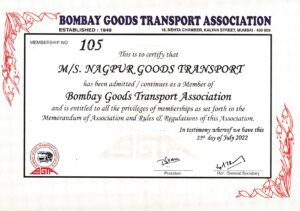 NGT BGTA MEMBERSHIP CERTIFICATE