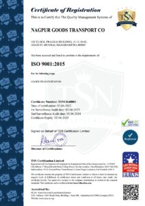 NGT- ISO CERTIFICATE